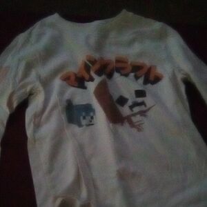 Old Navy White Long Sleeve Graphic Tee